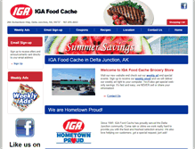 Tablet Screenshot of igafoodcache.com